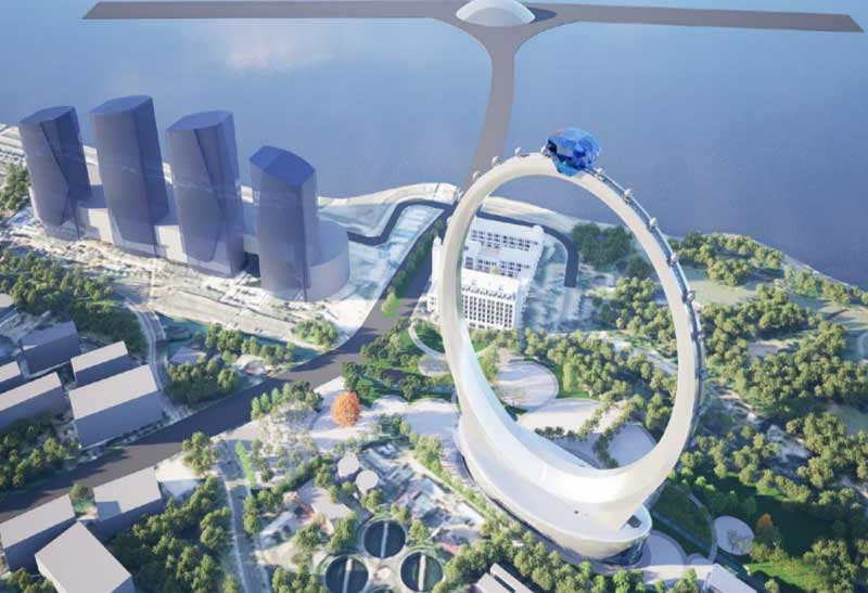 上海将建成世界最高无轴摩天轮“上海之门”.jpg