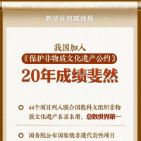 加入国际公约20年我国非遗保护成绩斐然